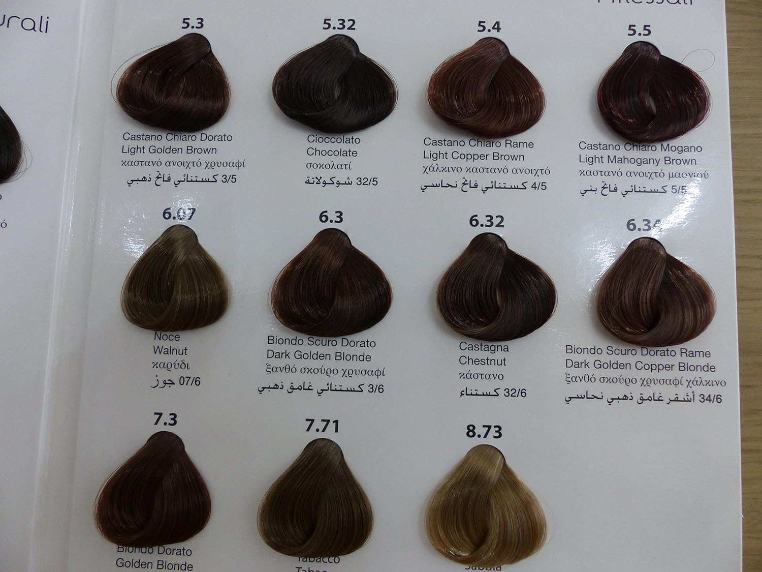 6.3 Tricolor Dark Golden Blonde Hair dye w/o ammonia & PPD - 196ml - Tulipa Hair & Beauty