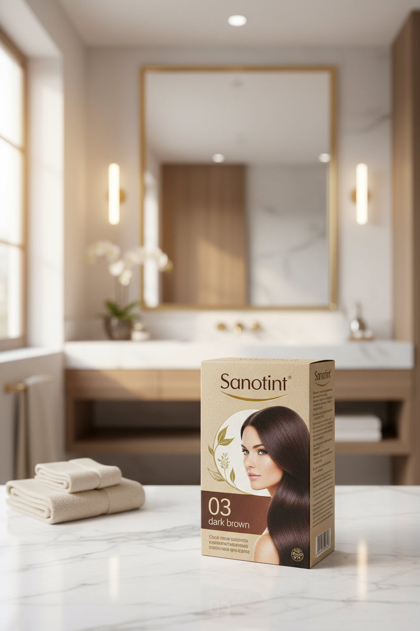 03 Sanotint Natural Brown Hair dye without ammonia - Salonserv Direct, Leicester LE5 5LD