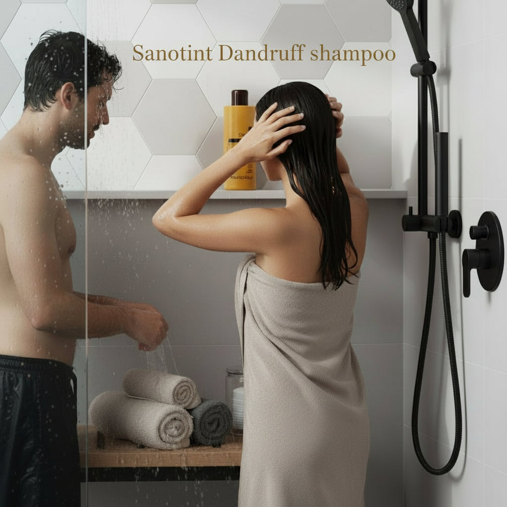 Sanotint Anti-Dandruff Shampoo available from Salonservdirect, LE5 5LD