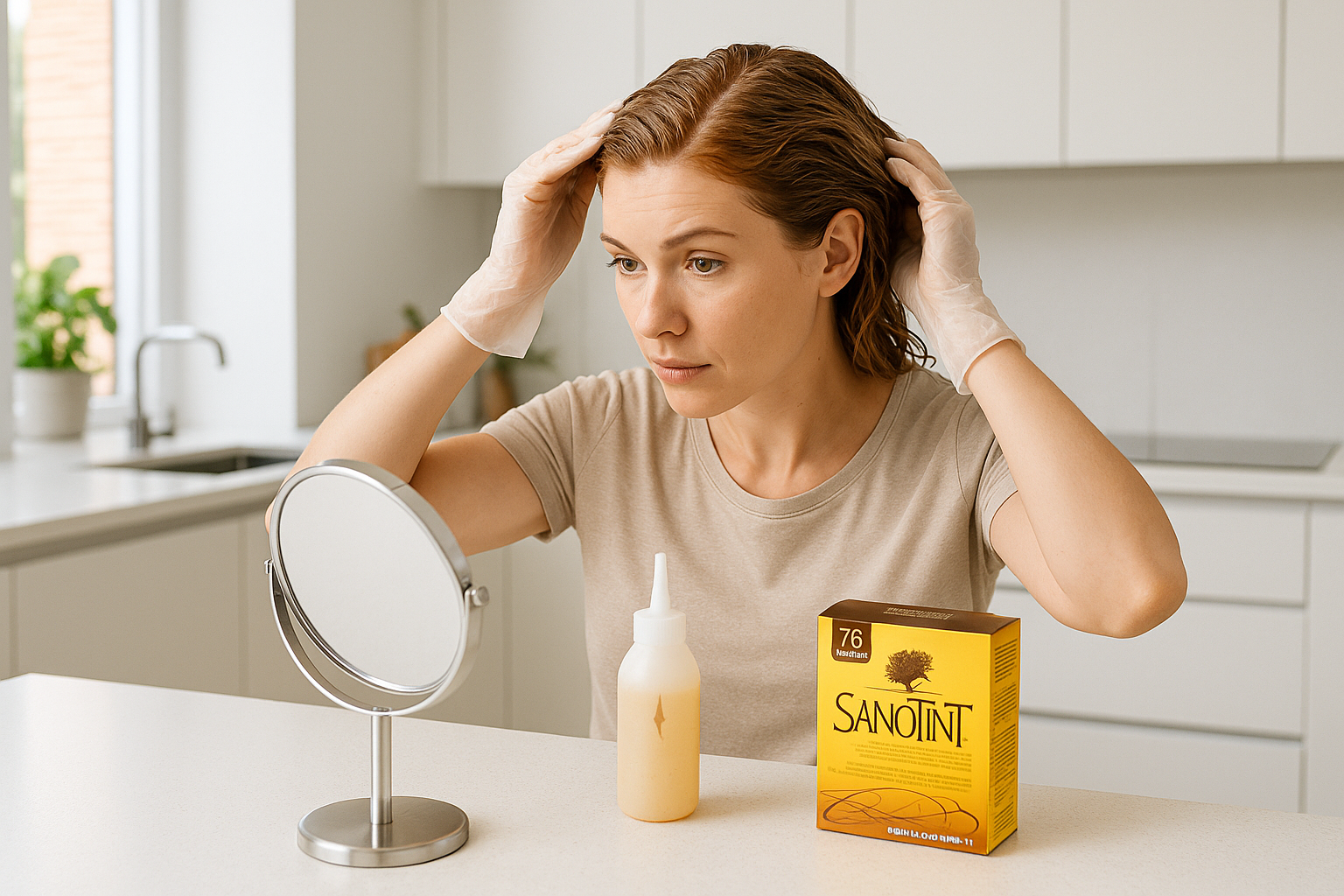 Sanotint 76 Amber Blonde Hair Dye | PPD-Free - Tulipa Hair & Beauty 
